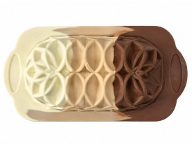 Molde budin textura geometrica grande 